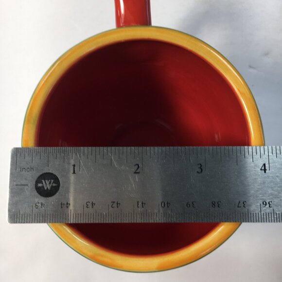 Clay Art Santa Fe Jalapeno Mug Red Chilli Coffee Cup - Picture 6 of 7